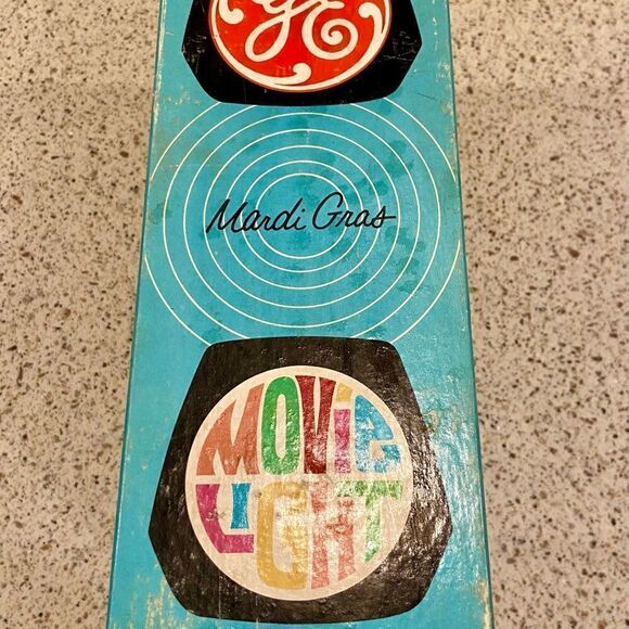 VTG GE Mardi Gras Movie Light Works NOS with bulb - Picture 4 of 16